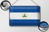 Blechschild Flagge Nicaragua 30x20cm Retro Flag Nicaragua Produktbild-Vorschau 2