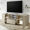 TV-Schrank aus Holz mit 2 Türen und Schublade, Produktbild-Vorschau 3