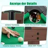COSTWAY Billardtisch, Billlard Tisch aus Holz mit Zubehör, Produktbild-Vorschau 6