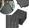 XMTECH 11 kusů WPC Click Tile Terasové dlaždice 30x30cm Náhled obrázku produktu 1