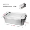 Yakimz 1200ml Brotdose ohne Plastik BPA frei brotdose Produktbild-Vorschau 2