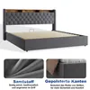 Letto imbottito MODFU 180x200 con contenitore, letto Anteprima dell’immagine prodotto 7