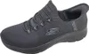 A single gray Skechers Slip-Ins shoe is shown from a side angle against a white background. Voir les images du produit