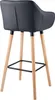 Barhocker Grant Kunstleder - schwarz Produktbild-Vorschau 6