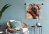 MuchoWow® Wandteppich Wandbehang Flamingo - Rauch - Zeitung Produktbild-Vorschau 4