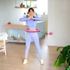 Hula hoop de massage ONE Fitness OHA02 avec poids rose Voir les images du produit 12