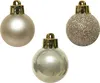Christbaumkugeln Kunststoff 3cm 14er Set - Perle Produktbild-Vorschau