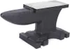A black anvil with a silver top sits on a white background. Podgląd zdjęcia produktu