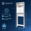 CASARIA® Waschmaschinenschrank 185x63x20cm 2 Türen Produktbild-Vorschau 2