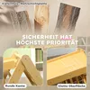 A collage of images showcasing the features and materials of a wooden Montessori climbing structure. Produktbild-Vorschau