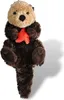A plush toy sea otter holding a red starfish, presented against a white background. Anteprima dell’immagine prodotto