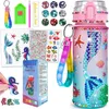Kit de bricolage pour gourde 600 ml, motif sirène, Voir les images du produit 12