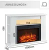Elektrokamin Standkamin BALDERIA Ruby – Heizung bis 2000 W, Produktbild-Vorschau 5