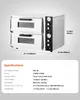SucceBuy forno elettrico per pizza da 457 mm, 2500 + 2500 Anteprima dell’immagine prodotto 7