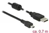Delock - USB-Kabel - USB (M) zu Mini-USB, Typ B (M) - 70 cm Produktbild-Vorschau 5