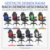 Juskys Racing Schreibtischstuhl Montreal (grau) - Gaming Produktbild-Vorschau 6