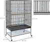 Klatka dla ptaków PawHut z grzędami, domek dla ptaków z Podgląd zdjęcia produktu 3