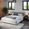 Table de chevet Vicco Monty Noir Lot de 2, Model 40437 Voir les images du produit 4