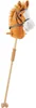 tectake® Hobby Horse Pferd | Steckenpferd mit Holzstab und Produktbild-Vorschau 1
