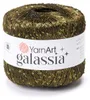 YarnArt Galassia 5815 Paillettengarn Khaki Grün 25g Produktbild-Vorschau 1