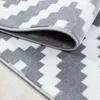 Tappeto a pelo corto, colore grigio, per soggiorno, forma Anteprima dell’immagine prodotto 5