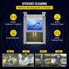 An infographic showcasing an ultrasonic cleaner with its features and before/after cleaning examples. Náhľad obrázku produktu