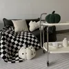 360Home Kreatives Kürbis Kissen design Schwarz weiß 20cm Produktbild-Vorschau 7