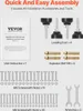 An illustration showing the components and accessories for assembling a washing machine bracket. Voir les images du produit