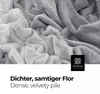 etérea Kuscheldecke Microfaser 150x200 cm Produktbild-Vorschau 4