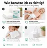 Fillikid Baumwollwindeln 10er Pack 80x80 cm weiß Exklusiv Produktbild-Vorschau 4