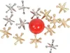 Spielball-Set, 10 x Gold-Silber-Metall-Jacks, metallische Produktbild-Vorschau 4