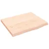 vidaXL Plan de toilette 60x50x(2-4) cm Bois massif non Voir les images du produit 1