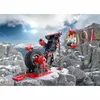A model ski lift construction toy set is shown in a snowy mountain environment. Voir les images du produit