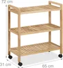 Relaxdays Badregal, Holz, HxBxT: 72 x 65 x 31 cm, Holzregal Produktbild-Vorschau 4