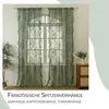 2 Stück Französische Spitzenvorhänge Vintage Vorhänge Produktbild-Vorschau 3