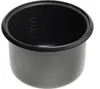 A close-up shot of a black inner pot for a rice cooker. Produktbild-Vorschau