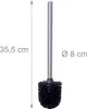 Relaxdays WC Bürste, 5er Set, Edelstahlgriff, abnehmbarer Produktbild-Vorschau 4