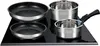 A set of cookware on a black induction cooktop. Produktbild-Vorschau