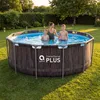 Pool Steel Super Black Wood AVENLI 366 x 100 cm Produktbild-Vorschau 10
