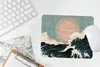 MuchoWow® Mauspad Mousepad Jahrgang - Meer - Wellen - Sonne Produktbild-Vorschau 5