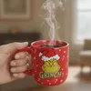 Grinch Červený, VIANOČNÝ HRNČEK s rukoväťou, KERAMIKA, Náhľad obrázku produktu 7