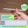 Flache Akku LED-Lichtleiste, 20,5cm mit Bewegungssensor: Produktbild-Vorschau 2