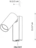 Wandleuchte Metall verstellbar Umbra Grau GU10 Modern Produktbild-Vorschau 7