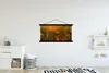 MuchoWow® Textilposter Mohn - Sonnenuntergang - Gold 150x75 Produktbild-Vorschau 2