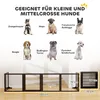Barriera di sicurezza per cani D06-118BK, pieghevole, pino, Anteprima dell’immagine prodotto 3