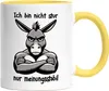 Ich bin nicht stur nur meinungsstabil Muskulöser Esel Tasse Produktbild-Vorschau 2