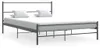 vidaXL Rám postele bez matrace šedý kov 140×200 cm Náhled obrázku produktu 7