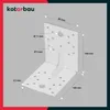 KOTARBAU® 12 Stk. Winkelverbinder 100x100x80mm verzinkter Produktbild-Vorschau 3