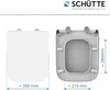SCHÜTTE Duroplast WC-Sitz WHITE, E-Form, für Geberit RENOVA Produktbild-Vorschau 7