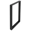 A black metal table leg frame is shown against a white background. Podgląd zdjęcia produktu